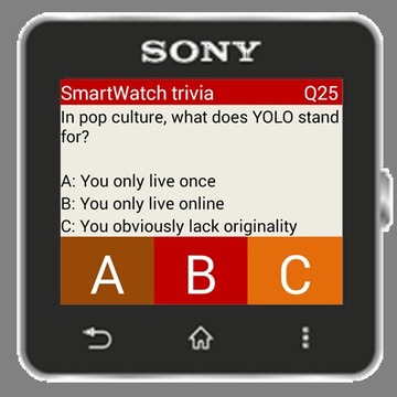 Trivia for SmartWatch游戏截图2