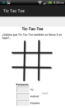 Tic Tac Toe Clasico Juego游戏截图1