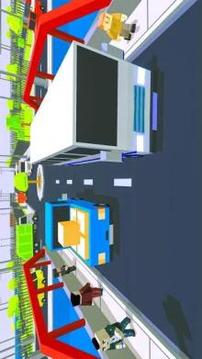 Coach Bus Driver Blocky Game Public Transport Sim游戏截图2