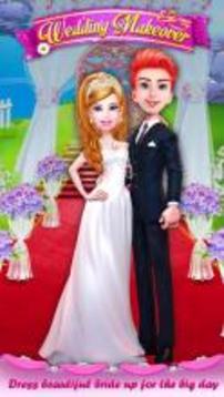 Wedding games for girls - Dress up & Makeup Salon游戏截图1