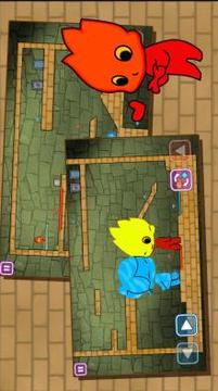 Redboy and icegirl in Light Temple Maze : game kid游戏截图1