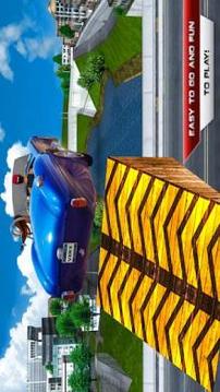 Crazy Car Impossible Stunt Challenge Game游戏截图1