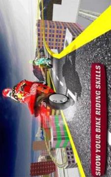 Rooftop Tricky Bike Stunts 3D游戏截图2