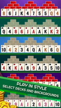 Tripeaks Solitaire - Offline游戏截图1