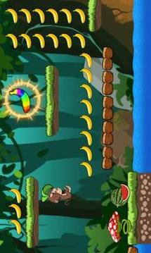 Banana island - Banana monkey run - monkey world游戏截图3