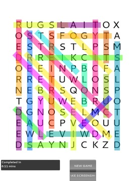 Stunning Word Search Puzzles游戏截图1