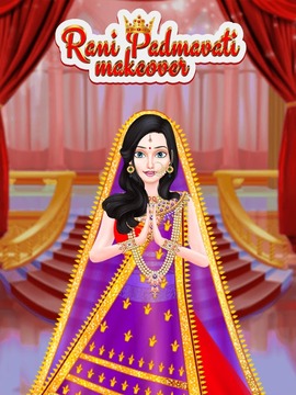 Rani Padmavati Makeover - Makeup & Dress up Salon游戏截图5