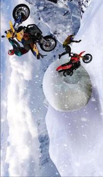 Snow Storm Moto Avalanche: Mountain Bike Climbing游戏截图2