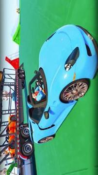 Impossible Super Heroes - Car Stunts Racing Games游戏截图4