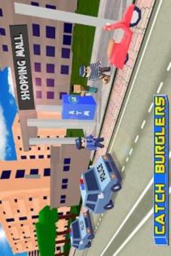 Virtual Father: Blocky Police Duty游戏截图2