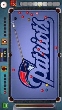 Billiards New England Patriots theme游戏截图3