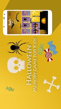 Memory Game for Kids Halloween游戏截图5