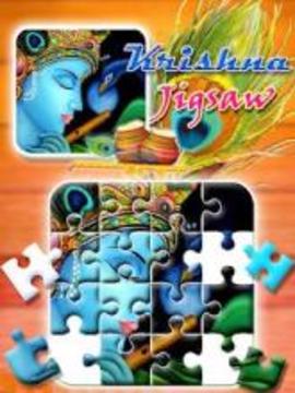 Radha Krishna Games : Gopi Krishna Jigsaw Puzzle游戏截图2