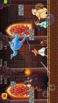 Aladdin adventures : Mysterious castle run游戏截图4