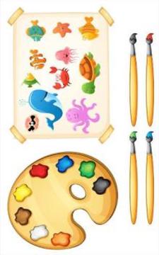 Coloring book : sea animals游戏截图3