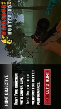 Dinosaur Hunter 2018: Safari Dino Hunting Game 3D游戏截图4