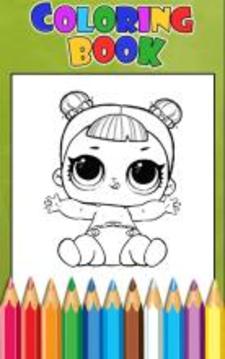 How To Color LOL Surprise Doll -lol ball pop 1游戏截图2