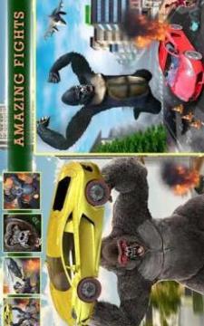 City Smasher Angry Gorilla Simulator: Rampage Game游戏截图1