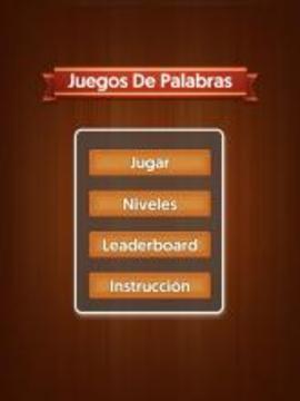 Juegos De Palabras-Crucigrama游戏截图4