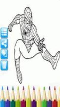 coloring for spiderman游戏截图3