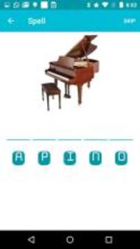 Musical Instruments-Learn,Spell,Quiz,Color & Game游戏截图4