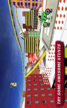 Rooftop Tricky Bike Stunts 3D游戏截图4