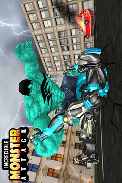 Futuristic Robots vs City Monster Battle游戏截图3