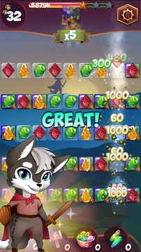 宝石砖：匹配3宝石游戏截图3
