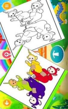 teletubbies coloring游戏截图3