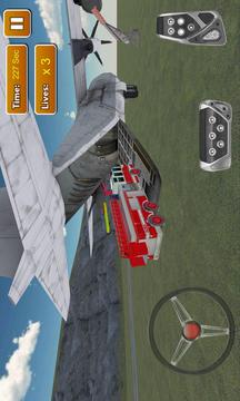 Firefighter Car Transporter 3D游戏截图2