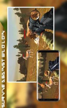 Wild Loin Hunting 2018 - Deer Survival Safari Game游戏截图3