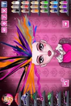 Monster Crazy Hair Salon游戏截图1