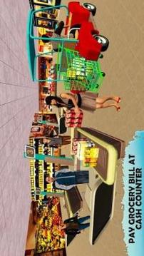 Supermarket Easy Shopping Cart Driving Games游戏截图1