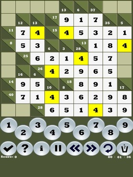 Kakuro Premium(Sudoku puzzles)游戏截图3