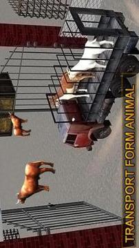 Farm Animal Transporter Truck Game: Offroad Drive游戏截图4
