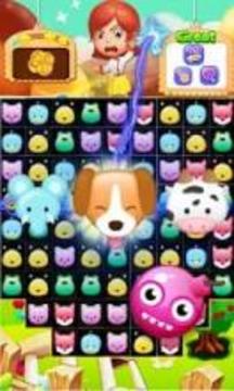 Jelly Pets Frenzy Match 3游戏截图2