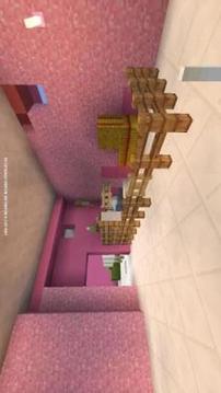 Pink princess house 2018 map for MCPE!游戏截图1