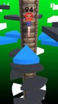 Spiral Man Helix Jump 3D游戏截图3