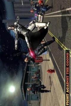 Superhero Bat Robot Flying Bat Hero Rescue Mission游戏截图3