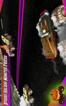 Monster Truck Racing Halloween Town游戏截图3