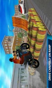 Bike Tricks Train Stunt Impossible Tracks Master游戏截图2