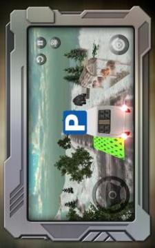 Offroad Bus Parking: Uphill Snow Tracks Driving 3D游戏截图3