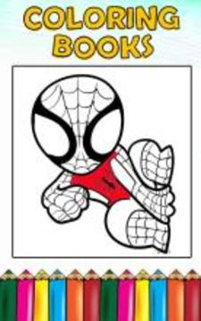 How To Color Spider-Man (Spider Games)游戏截图3