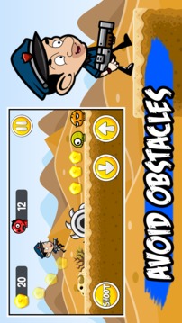 Shooter Mr Bean The Policeman Adventures Game游戏截图4