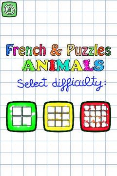 PuzzleAnimals: English-French游戏截图3