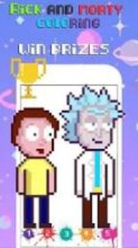 Coloring Rick-and morty游戏截图1