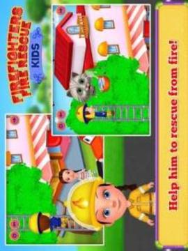 Firefighters Fire Rescue Kids游戏截图2