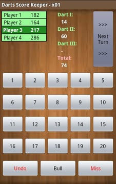 Darts Score Keeper游戏截图2