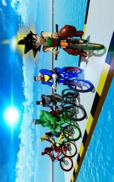 Super heroes Bike Race Free游戏截图5