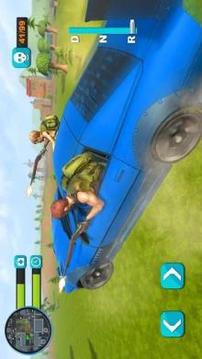 Auto Battle Royale Battleground Car Shooting Game游戏截图1